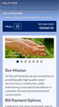 Mobile Screenshot of cityofmarshallar.com